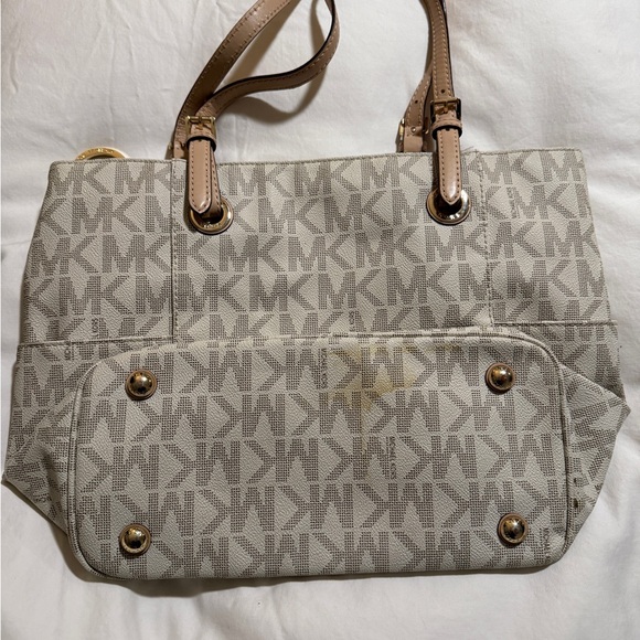 Michael Kors Tan Logo Tote Bag - Picture 2 of 3